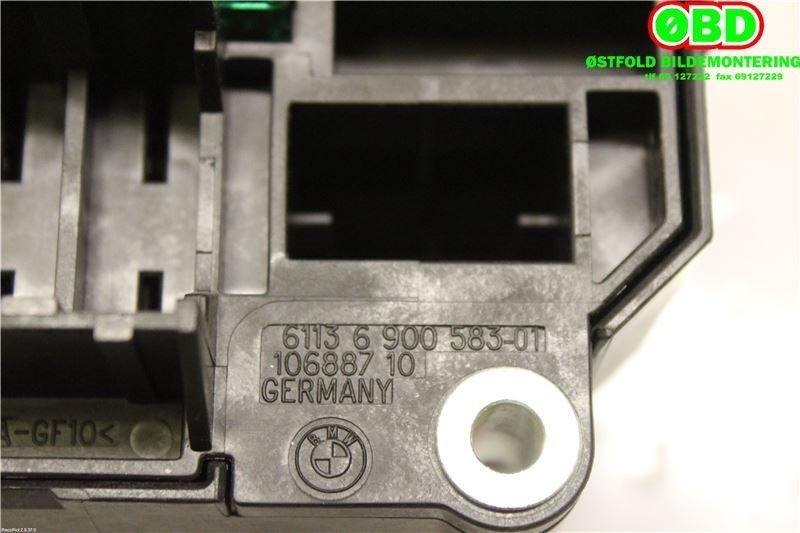 Sikringsboks til BMW 7-Serie 2000-2008 (E65/E66/E67/E88) (E65/E66/E67/E88) (BMW|61 13 6 900 582|)