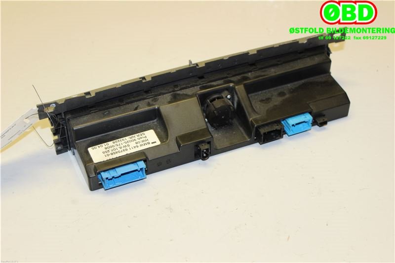 Varmeapparat betjening til BMW 7-Serie 2000-2008 (E65/E66/E67/E88) (E65/E66/E67/E88) (BMW|64 11 6 981 404||64116970458)