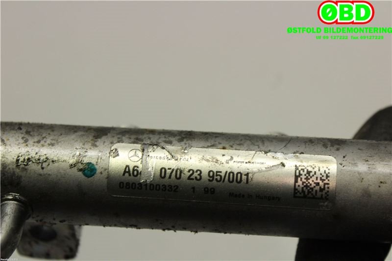 Dyseskinne (fuelrail) til Mercedes A-Klasse 2005-2012 (W169) (W169) (MERCEDES|A 640 070 23 95||6400702395)