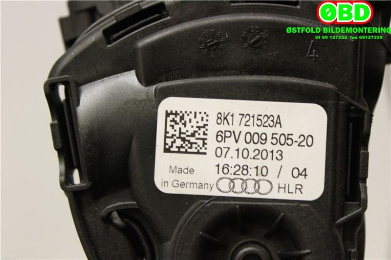 Pedal gass til Audi A4, Allroad 2009-2016 (Type I) (B8) (B8) (AUDI|8K1 721 523 A||8K1721523A)