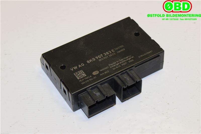 Styreenhet hengerfeste til Audi A4, Allroad 2009-2016 (Type I) (B8) (B8) (AUDI|8K0 907 383 E||8K0907383E)