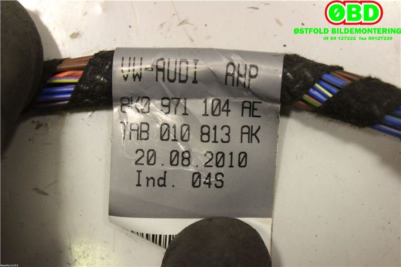 Ledningsnett til Audi A4, Allroad 2009-2016 (Type I) (B8) (B8) (AUDI|8K0971104AE|)