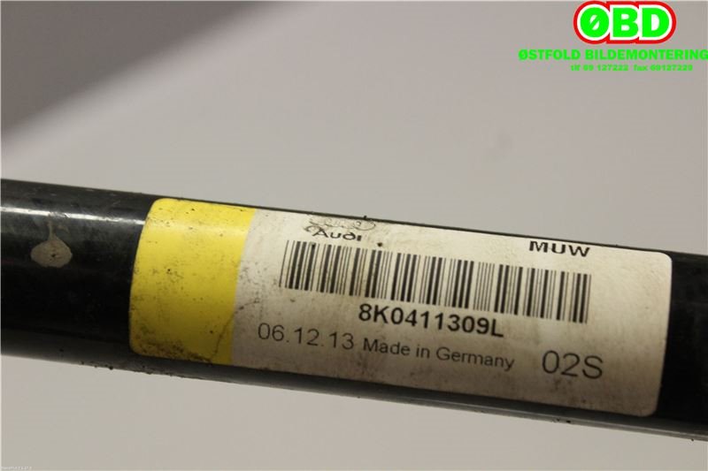 Stabilisatorstag foran til Audi A4, Allroad 2009-2016 (Type I) (B8) (B8) (AUDI|8K0 411 309 L||8K0411309L)