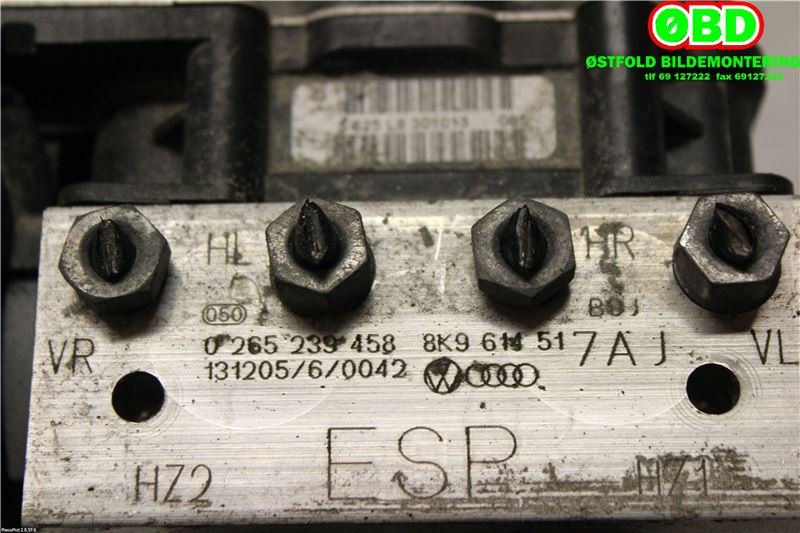 ABS sentral til Audi A4, Allroad 2009-2016 (Type I) (B8) (B8) (AUDI|8K9 614 517 AL||8K9614517AJ)