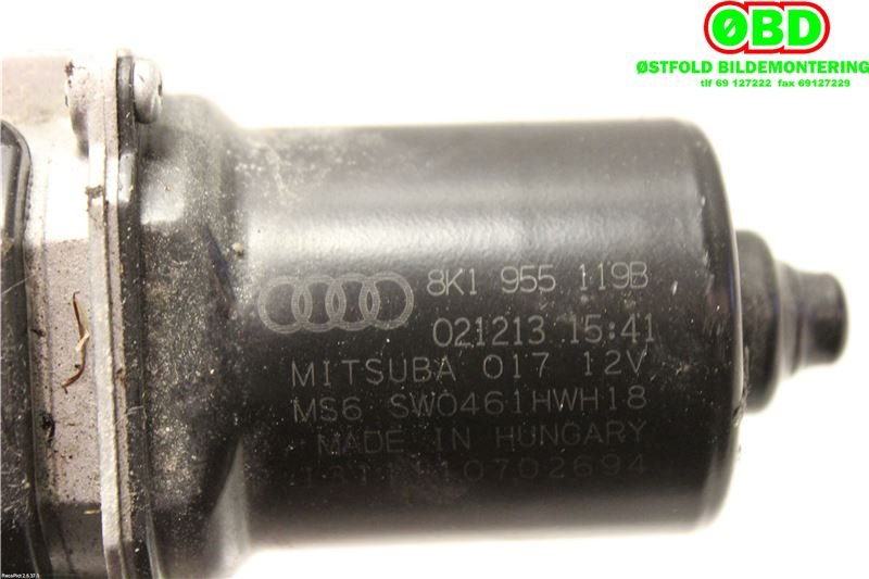 Viskermotor frontrute til Audi A4, Allroad 2009-2016 (Type I) (B8) (B8) (AUDI||8K1955119B)