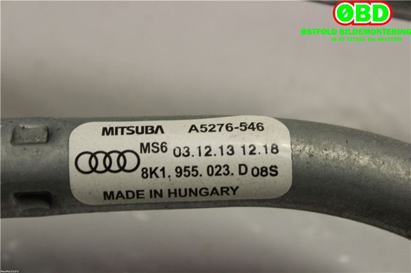 Viskeroverføring til Audi A4, Allroad 2009-2016 (Type I) (B8) (B8) (AUDI|8K1 955 023 D|8K1 955 023 E|8K1955023D)