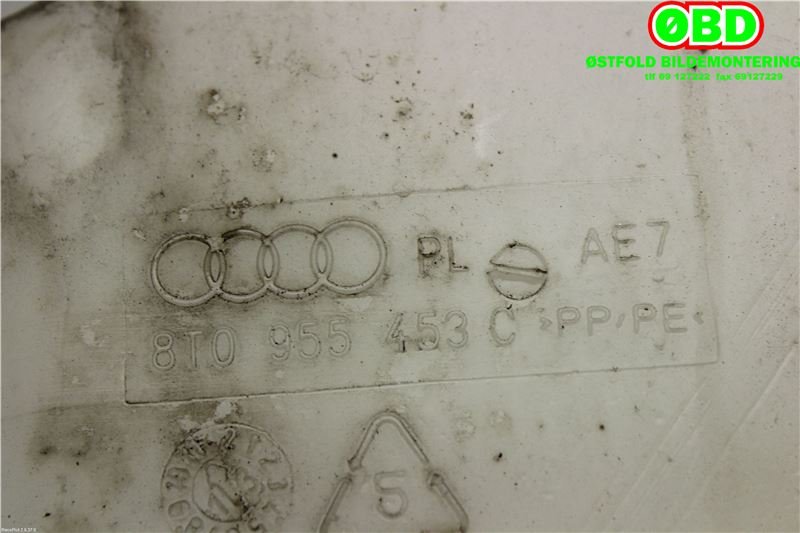 Spylertank til Audi A4, Allroad 2009-2016 (Type I) (B8) (B8) (AUDI|8T0 955 453 C||8T0955453C)