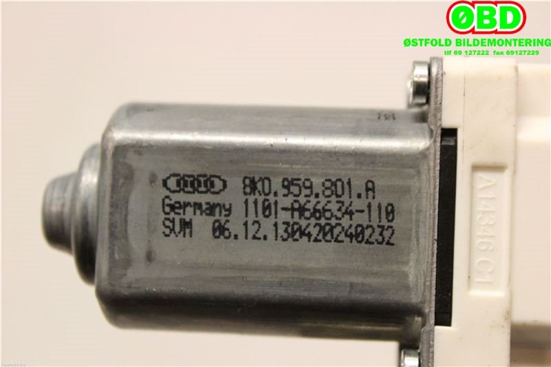 Ruteheis venstre foran til Audi A4, Allroad 2009-2016 (Type I) (B8) (B8) (AUDI|8T0 959 801 B||8K0959801A)
