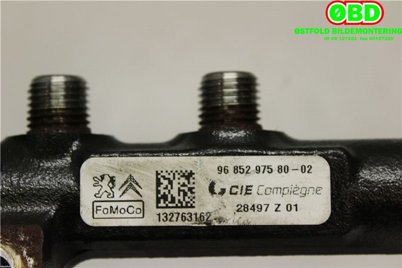Dyseskinne (fuelrail) til Volvo V40 2012-2019  (VOLVO|31422169||9685297580)