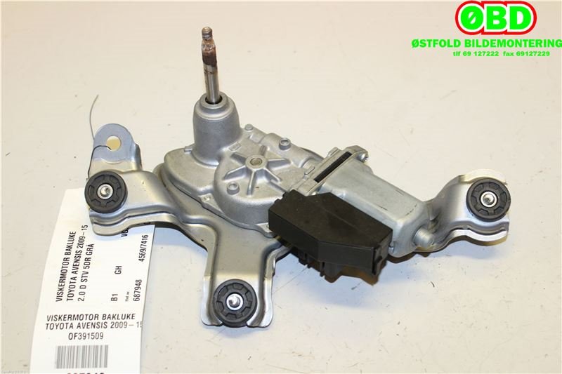 Viskermotor bakrute til Toyota Avensis 2009-2015 (Type III, Fase 1)  (TOYOTA|8513005060|2596001571)