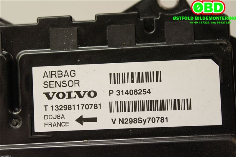 Airbag elektronikk til Volvo V40 2012-2019 (VOLVO|32221578||31406254)