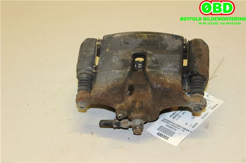 Bremsecaliper venstre foran til Mazda 3 2016-2019 (Type III, Fase 2)  (MAZDA|B4Y73399ZB|)
