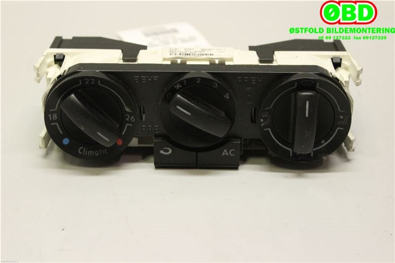 Varmeapparat betjening til VW Polo 2005-2009 (Type IV, Fase 2) (VOLKSWAGEN|6Q0 820 045 H||6Q0820045H)