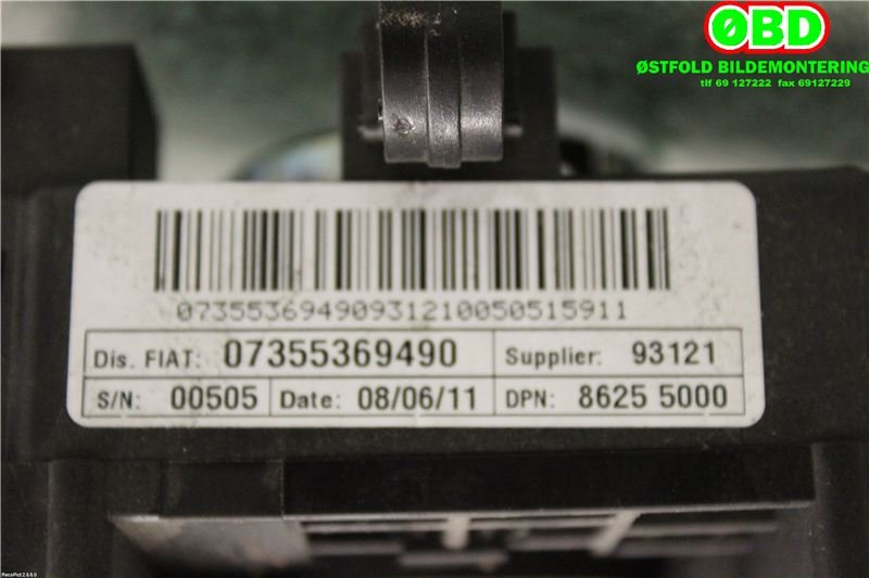 Bryter combi til Citroën Jumper 2007-2013 (Type III, Fase 1) (CITROEN|1606908580|1640623680|073553699490)
