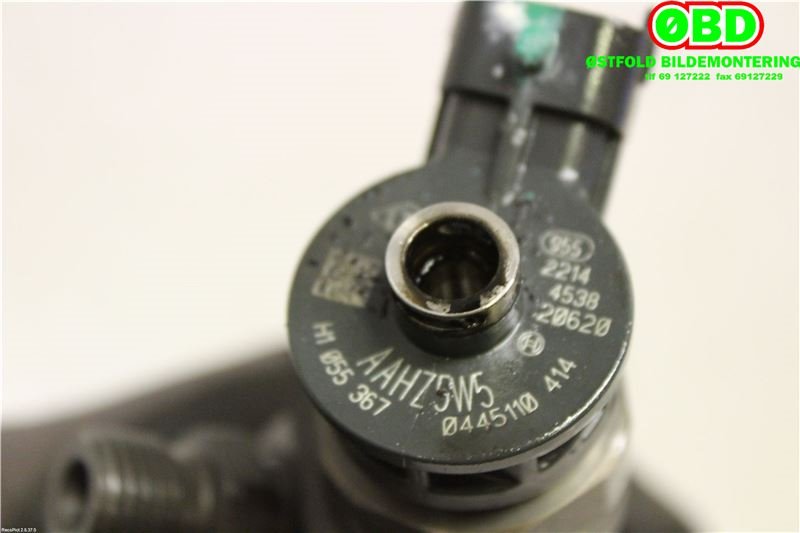Dyse innsprøyting diesel til Nissan Qashqai 2010-2014 (Type I, Fase 2)  (NISSAN|1660000Q1U|0445110414|)