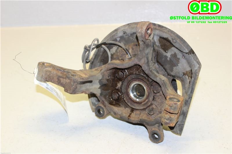 Hjulspindel høyre foran til Nissan Qashqai 2010-2014 (Type I, Fase 2)  (NISSAN|40014JD000|)