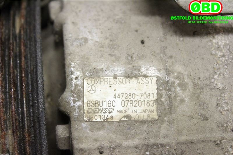 Aircondition kompressor til Mercedes CLS 2011-2017 (C218) (C218) (MERCEDES|A 000 830 26 00|A 000 830 74 00|)