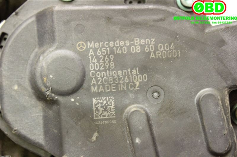 EGR-ventil til Mercedes CLS 2011-2017 (C218) (C218) (MERCEDES|A 651 140 08 60||6511400860)