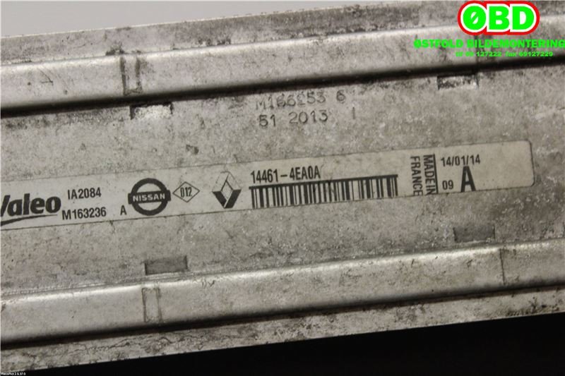 Intercooler til Nissan Qashqai 2014-2021 (Type II)  (NISSAN|144614EA0A|144614EA1A)