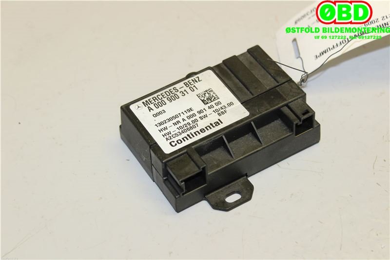 Styreenhet drivstoffpumpe til Mercedes E-Klasse 2013-2016 (Fase 2) (W212) (W212) (MERCEDES|A 000 900 31 01||0009003101)