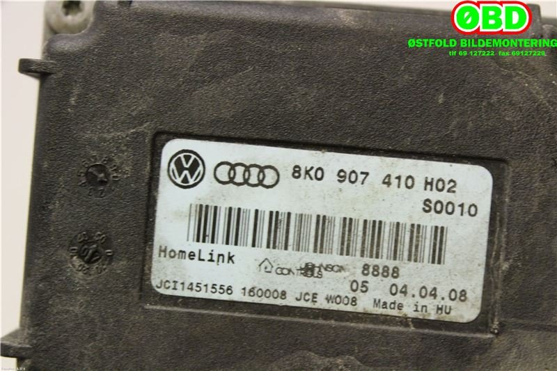 Styreenhet diverse til Audi A4 2007-2014 (Type IV) (B8) (B8) (AUDI|8K0907410|)