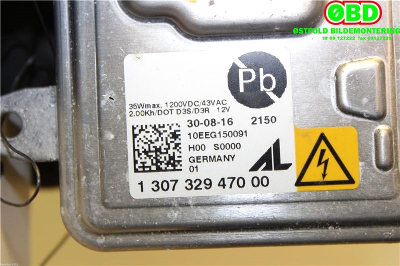 Styreenhet xenon/ballast til Kia Sportage 2016-2021 (Type IV) (KIA|92190F1300|130732947000|)