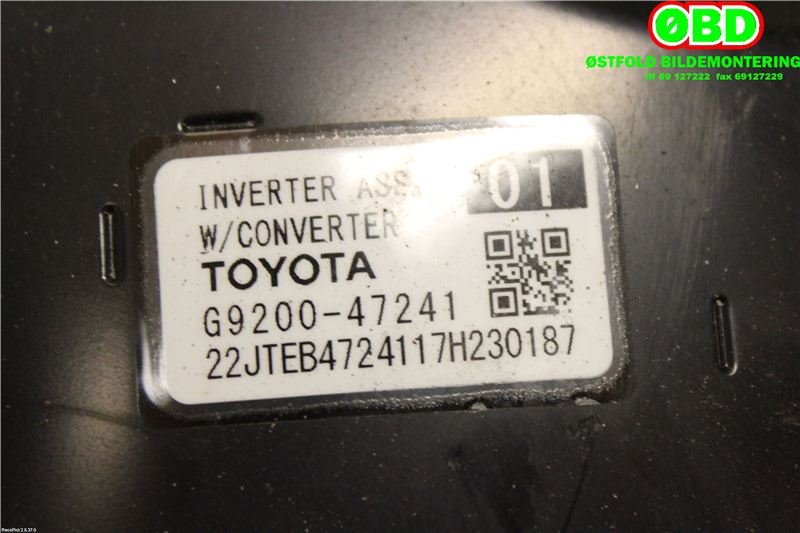 DCDC converter hybrid til Toyota C-HR 2016-->>  (TOYOTA|G920049115||G920047241)