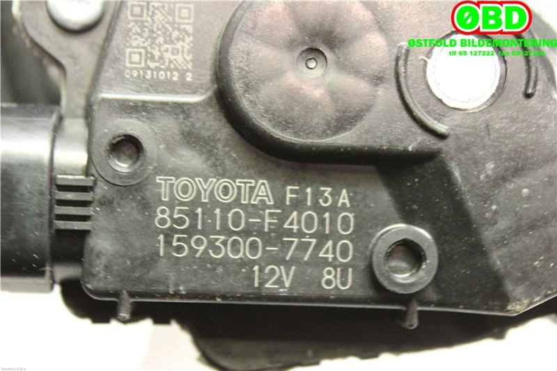 Viskermotor frontrute til Toyota C-HR 2016-->>  (TOYOTA|85110F4010|1593007740)