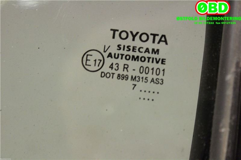 Diverse deler til Toyota C-HR 2016-->> (TOYOTA|68124F4020|)