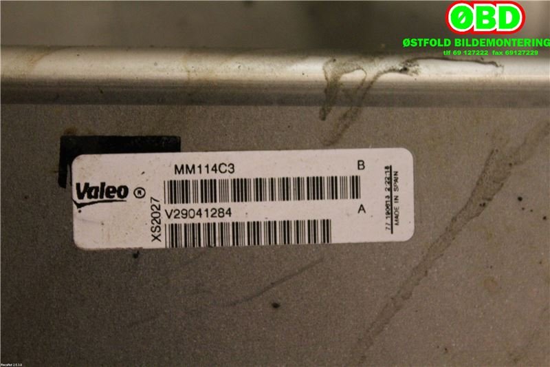 EGR-kjøler til VW Transporter / Caravelle 2009-2015 (Fase 2) (T5) (T5) (VOLKSWAGEN|03L 131 512 BM|03L 131 512 DS|)