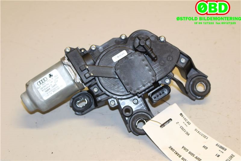 Viskermotor bakrute til Audi Q3 2011-2014 (Type I, Fase 1)  (AUDI|8U0 955 711 A|4G9 955 711 C|8U0955711A)