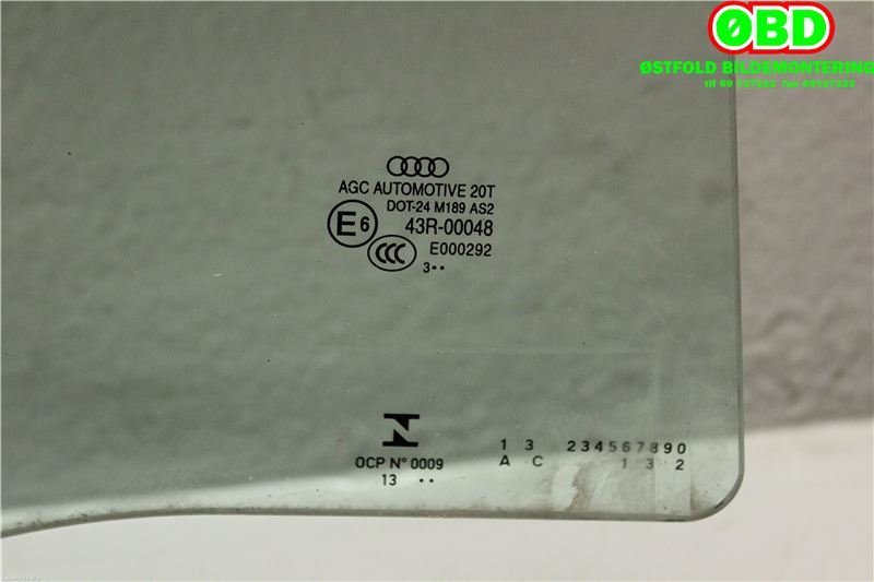 Siderute høyre bak til Audi Q3 2011-2014 (Type I, Fase 1)  (AUDI|8U0 845 206 B|)