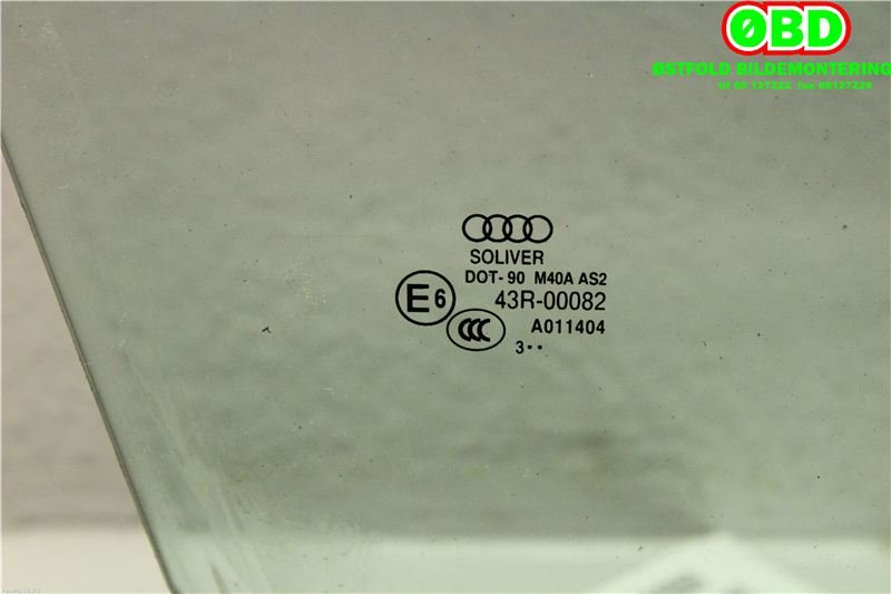 Siderute høyre foran til Audi Q3 2011-2014 (Type I, Fase 1) (AUDI|8U0 845 202|)