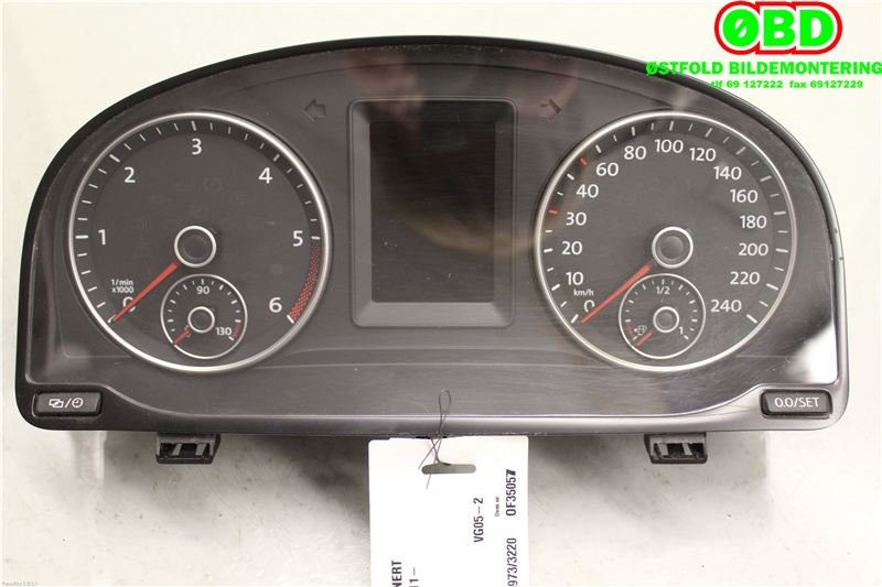 Instrumentpanel til VW Caddy, 2010-2015 (Type III, Fase 2)  (VOLKSWAGEN|2K0 920 876 F)