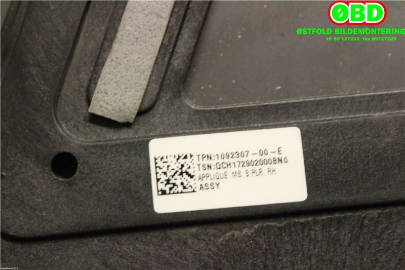 Kamera til Tesla Model S 2016-2021 (Fase 2)  (TESLA|109230700E|)