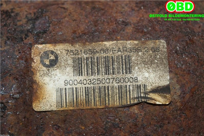 Kardang klokke bak til BMW 5-Serie 2003-2010 (E60/E61) (E60/E61) (BMW|33 10 7 521 660|)