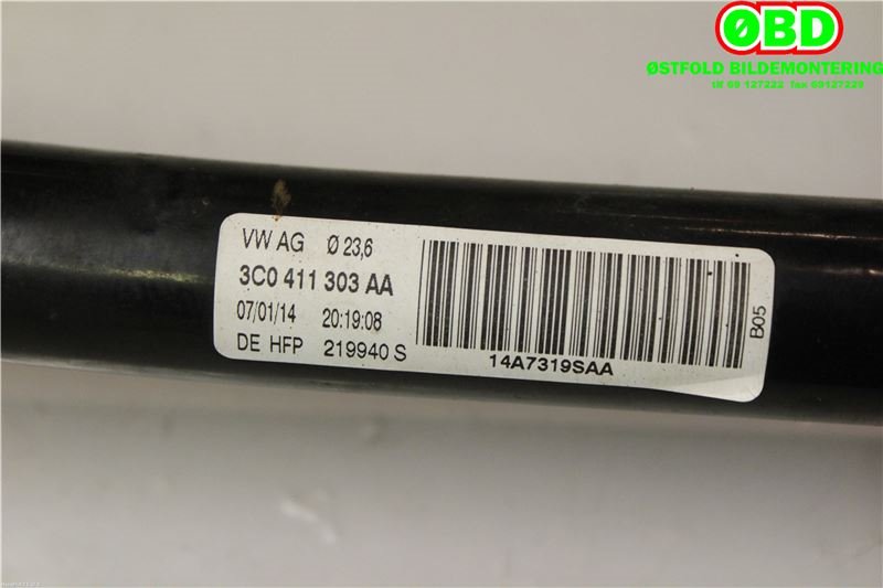 Stabilisatorstag foran til Audi Q3 2011-2014 (Type I, Fase 1)  (AUDI|3C0 411 303 AA||3C0411303AA)