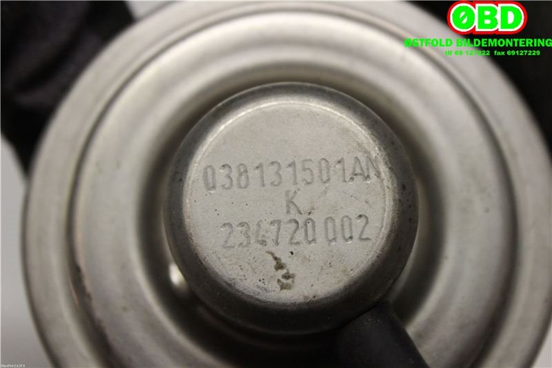 EGR-ventil til Audi A3 2003-2008 (Type II, Fase 1)  (AUDI|038 131 501 AN||038131501AN)