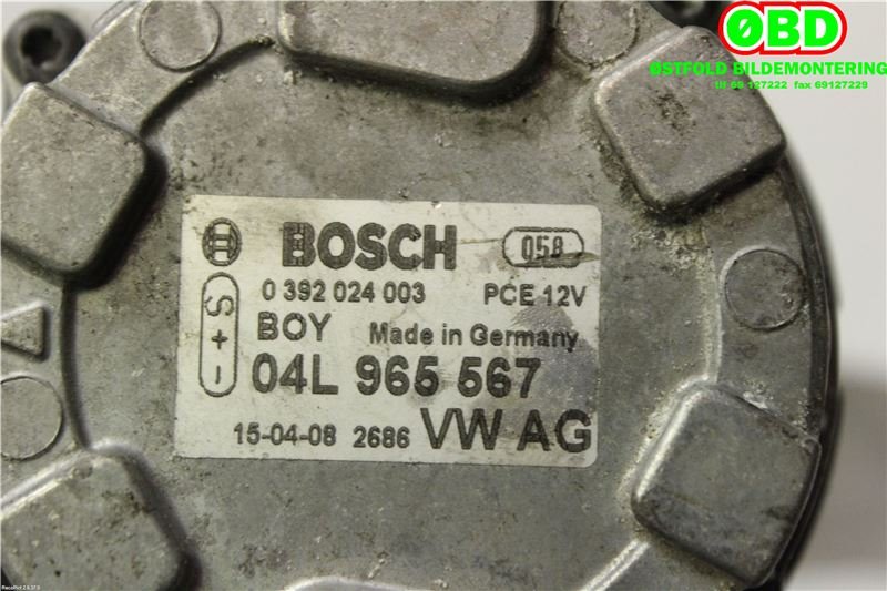 Sirkulasjonspumpe til Audi A3 2012-2016 (Type III, Fase 1)  (AUDI|04L 965 567||04L965567)