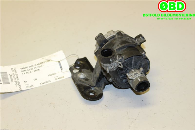 Sirkulasjonspumpe til Audi A3 2012-2016 (Type III, Fase 1) (AUDI|04L 965 567||04L965567)