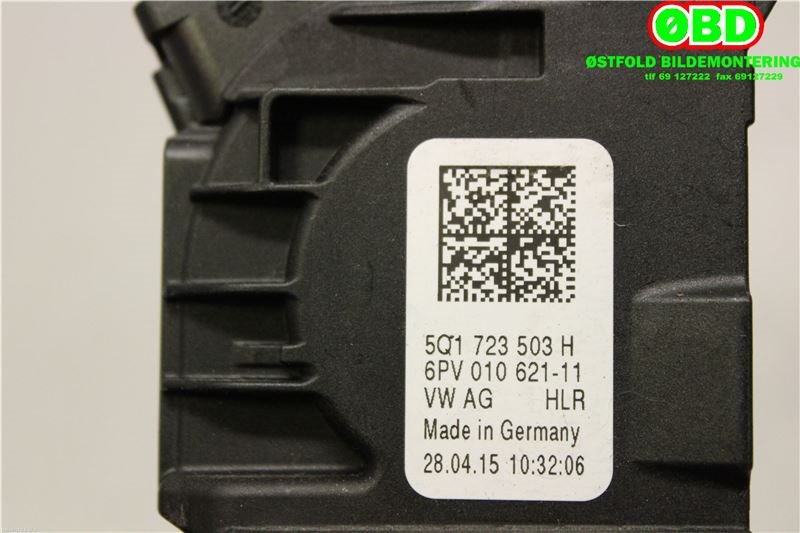 Pedal gass til Audi A3 2012-2016 (Type III, Fase 1)  (AUDI|5Q1 723 503 H|5Q1 723 503 K|5Q1723503H)