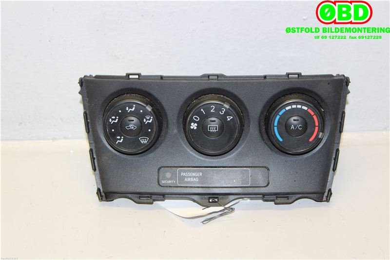 Varmeapparat betjening til Toyota Auris 2010-2012 (Type I, Fase 2) (TOYOTA|5540602410|)