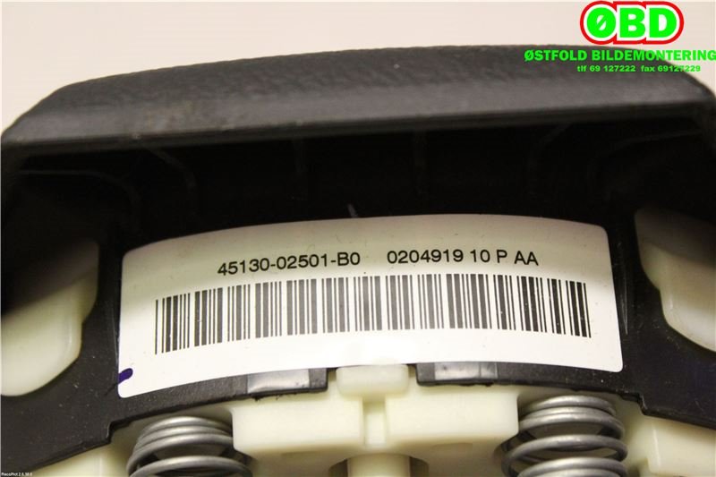 Airbag rattpute til Toyota Auris 2010-2012 (Type I, Fase 2)  (TOYOTA|4513002501B0|)