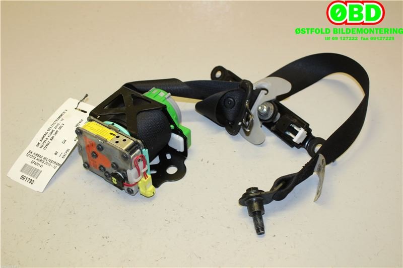 Airbag beltestrammer til Toyota Auris 2010-2012 (Type I, Fase 2) (TOYOTA|7322002121C2|)
