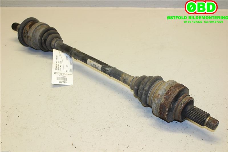 Drivaksel venstre bak til BMW 1-Serie 2011-2015 (Fase 1) (F20/F21) (F20/F21) (BMW|33 20 7 624 205||7624205)