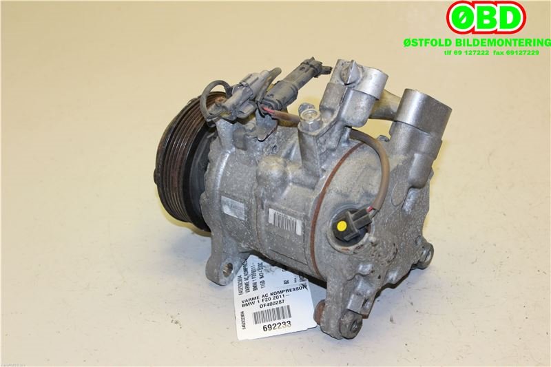 Aircondition kompressor til BMW 1-Serie 2011-2015 (Fase 1) (F20/F21) (F20/F21) (BMW|64 52 9 223 694|)