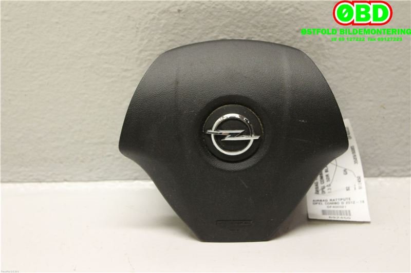 Airbag rattpute til Opel Combo D 2012-2018 (OPEL|95513081|199366|)