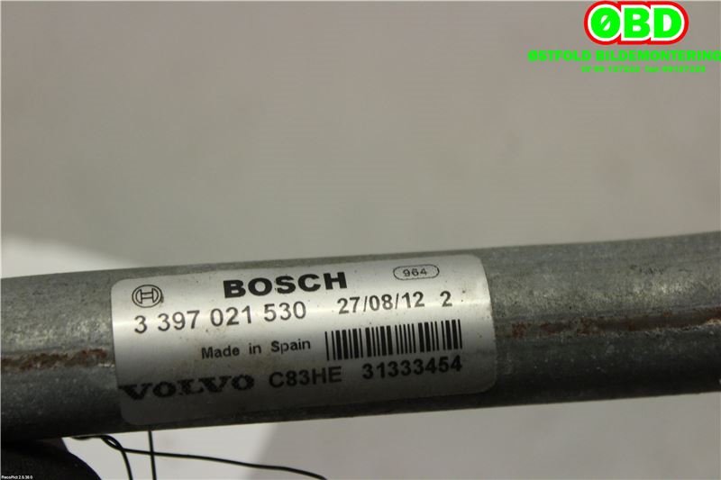 Viskeroverføring til Volvo XC60 2008-2013 (Type I, Fase 1)  (VOLVO|31333454|3397021530)