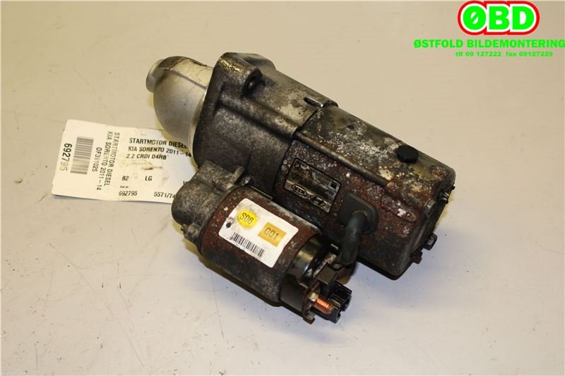Starter diesel til Kia Sorento 2011-2015 Type II  (KIA|361002F050|)