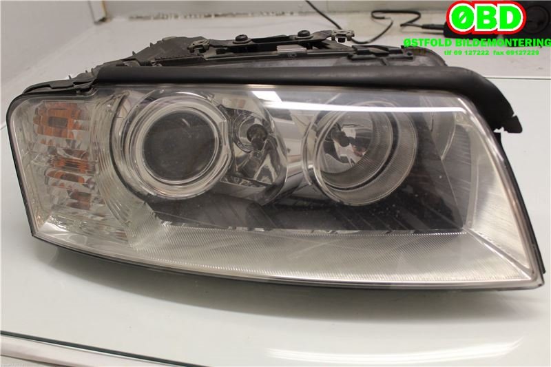 Frontlykt høyre xenon til Audi A8 2003-2010 (Type II) (4E0 941 030 BP|4E0 941 030 CF|)